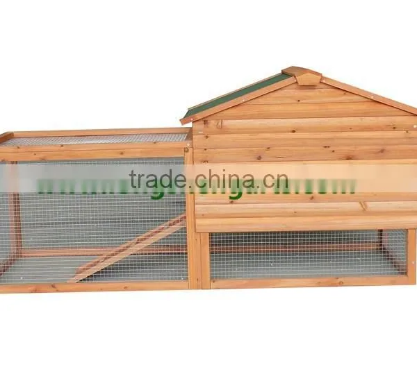 Wooden Rabbit Hutch With Run photo-2