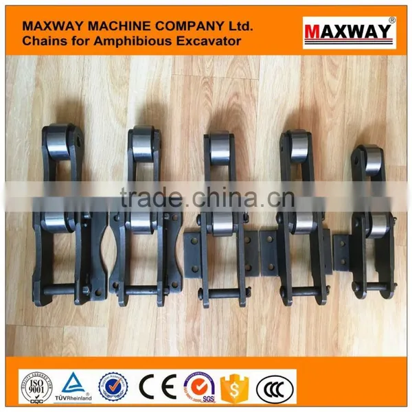 Chain and Floating Track for HITACHI Amphibious Pontoons , MAXWAY Machine Company photo-3