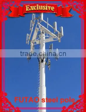 30M China Octagonal Communication Steel Pole