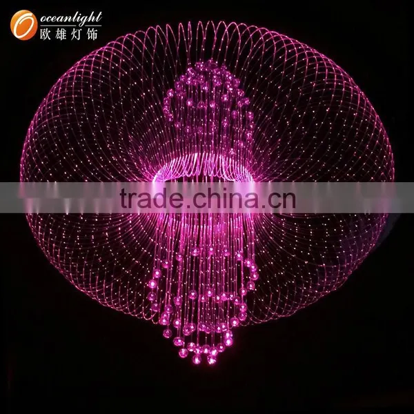 Fiber Optic Lighting Zhongshan Guzhen Factory Crystal Ball for Fiber Optic Fiber Optic Ceiling Light Crystal OM165W photo-4