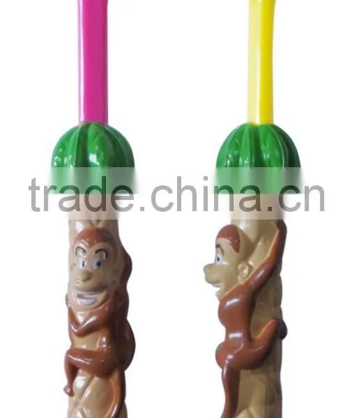 3D Top Quality Kid Toothbrush With Monkey King Design/3d Picture Toothbrush