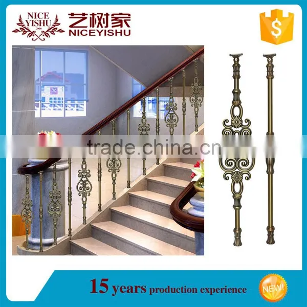 Hand Forged Wrought Iron Stair Railing / Decorative Wrought Iron Handrails Suppliers photo-3