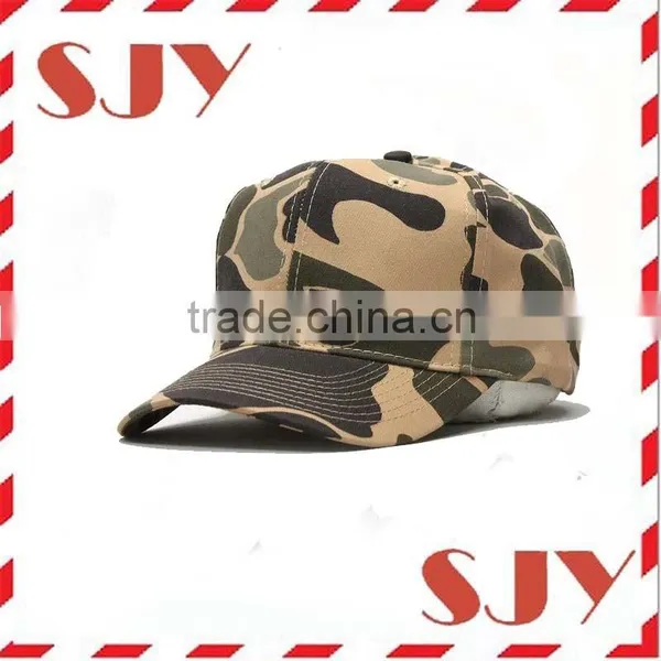 Camouflage Cotton Twill Adjustable Snapback Baseball Cap photo-3