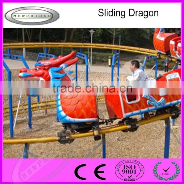 Amusement Park Rides Kids Game Playground Sliding Dragon Small Roller Coaster for Sale photo-4