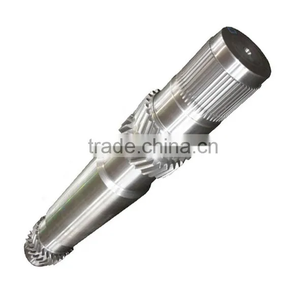 High Precision Steel Spur 4140 Gear Shaft photo-2