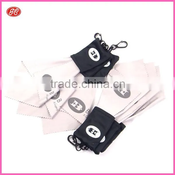 Popular Design Customized Printing Microfiber Cleaning Cloth Key Chain photo-6