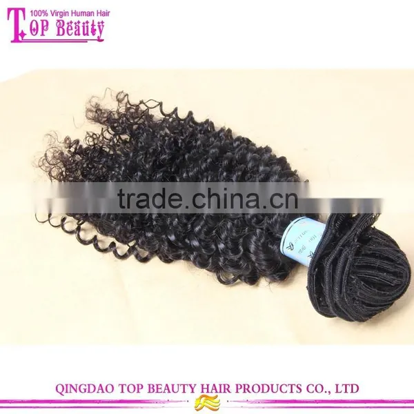 Wholesale Unprocessed High Quality 100% Virgin Indian Deep Curly Hair Clip in Extensions photo-3