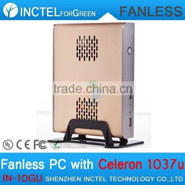 Mini pc With Intel Celeron 1037U Fanless Mini PC Alluminum Directx11 1G RAM 80G HDD Mini PC 12v photo-5