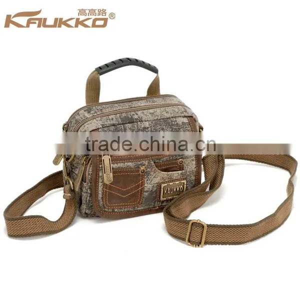 High Density Cotton Canvas Bag Boy Cycling Waist Bag for Men