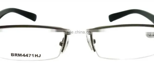 Bulk Wholesale Metal Half Frame pc Temple Mens Reading Glasses photo-3