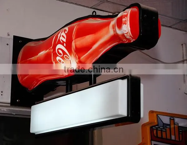 Customized Shaped Bottle Advertising Light Box