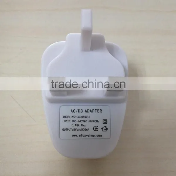Convenience Travel USB Mobile Charger English Type Output 5V 1A Use for Mobile Phone photo-2