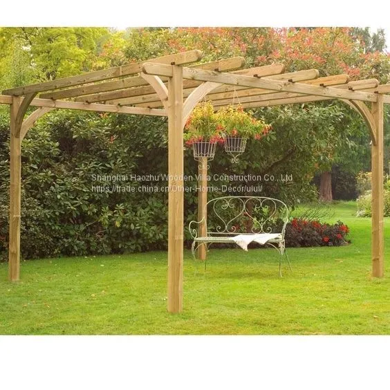 Luxury Garden Wooden Whirlpool Pavilion