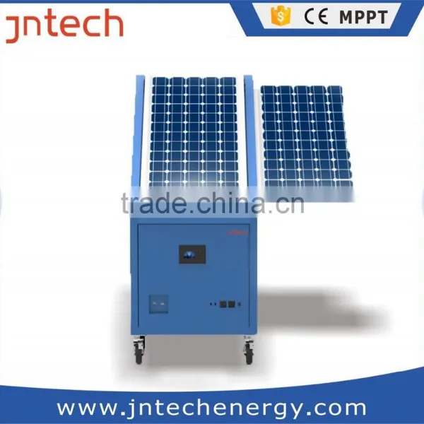 Hot Sale! 1000W/3000W Mobile Solar Off-grid Generating System for Outdoor and Indoor Lighting