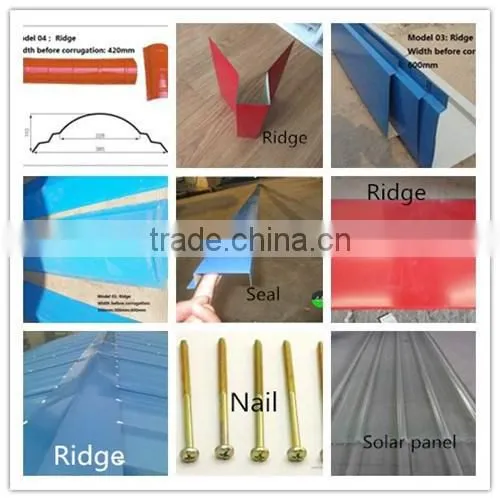 Color Steel Ridge for Warehouse Roof/Color Steel Roof Ridge / PPGI Steel Ridge photo-4