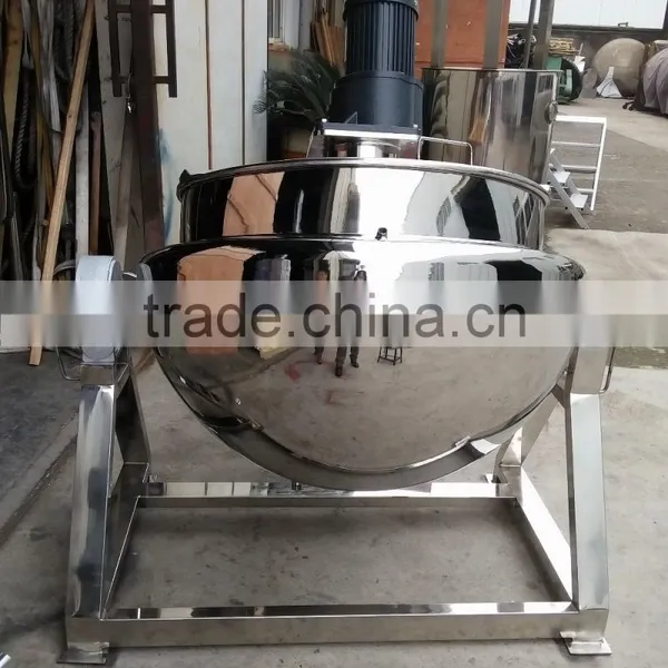 Wenzhou Snack Machines Steam Jacket Kettle/Jacketed Pan/Interlayer Boiler photo-3