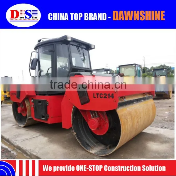 Low Price Double Drum Vibratory Compactor Machine LTC214 Road Roller LUTONG photo-2