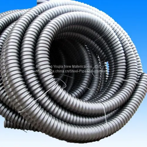 High Quality Flexible Anti-UV SN4 Coil Hdpe Single Wall Corrugated Pipe photo-3
