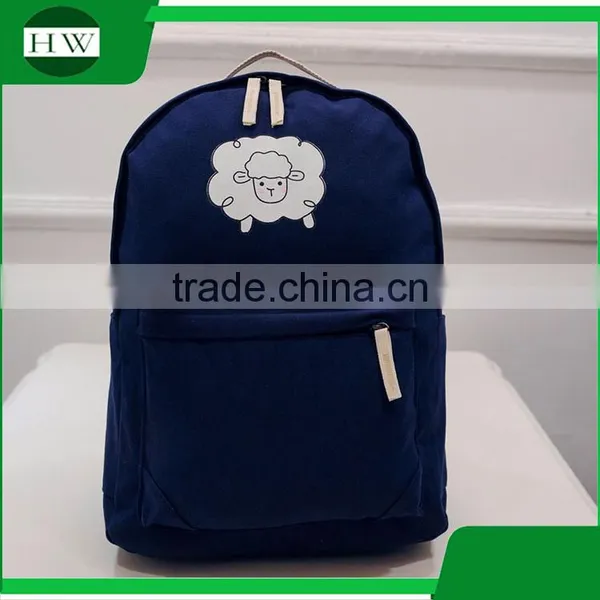 China Supplier Promotional Custom Cartoon Canvas Children Kids Camping School Bags Backpack photo-2