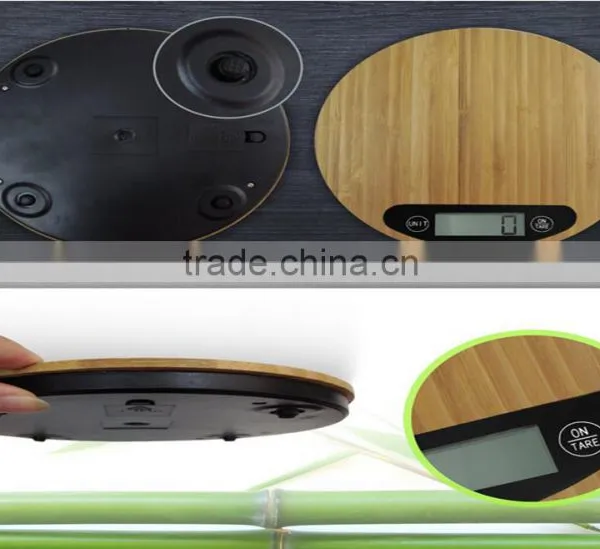 Excellent Design Bamboo Platform Digital Kitchen Scale photo-2