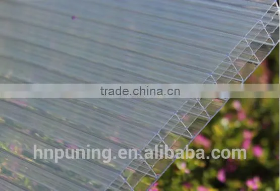 UV Protected Anti-drop & Easy Clean Polycarbonate Multi-wall Hollow Sheet photo-4