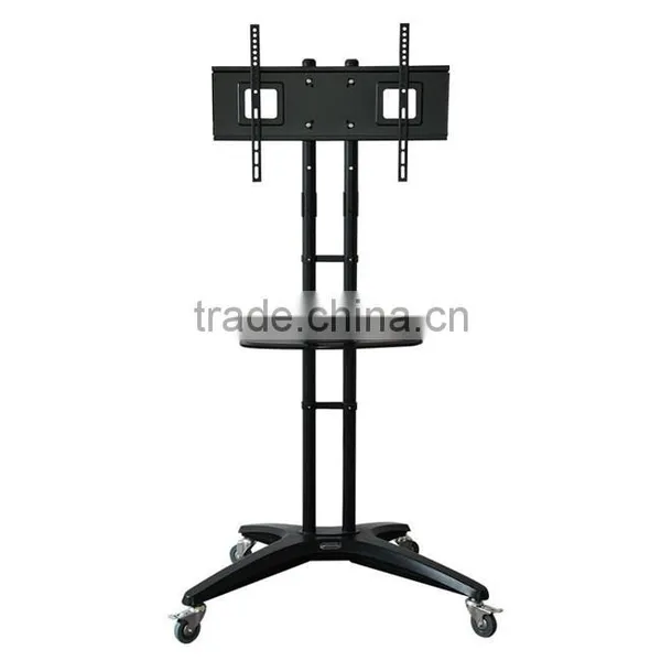 LCD LED TV Stand With Universal Mounting System Metal TV Stand With Wheels photo-3