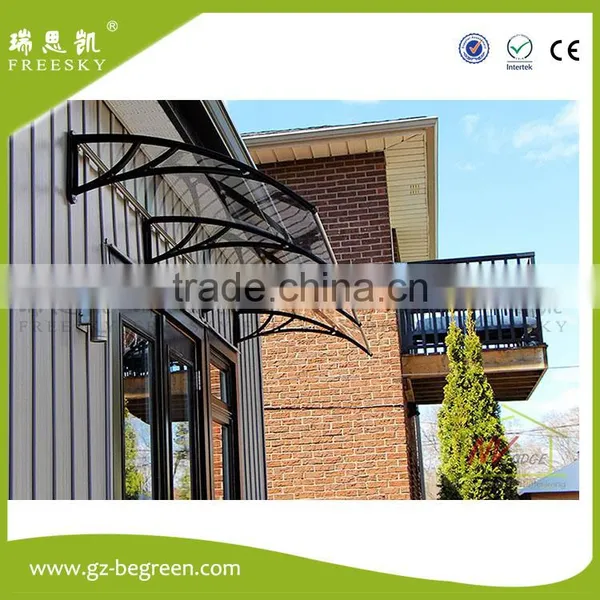 Plastic Retractable Awning Aluminium Canopy for Front Door Window Cover Rain Shelter photo-4