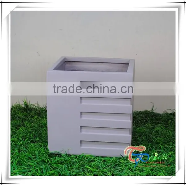 Fiberglass Rib Indoor Flower Pot photo-4