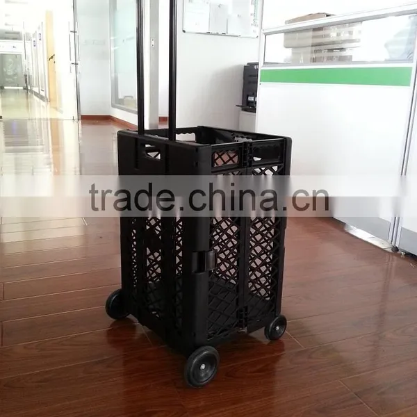Plastic and Metal Folding Shopping Carts With Wheels Folding Carts photo-5