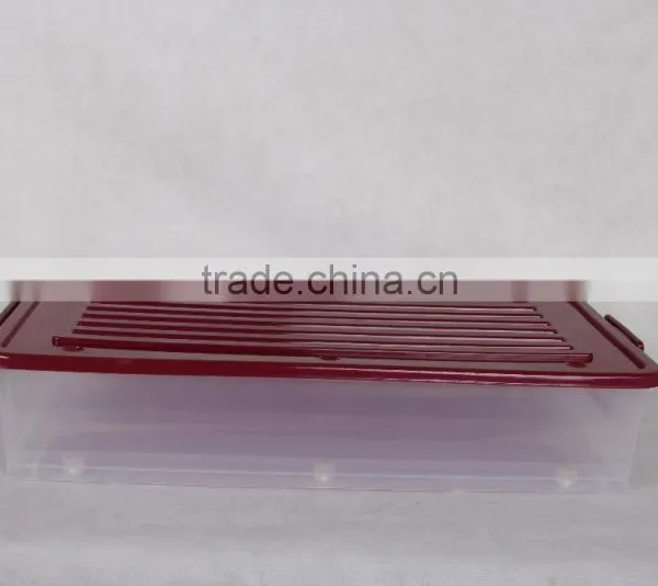 Durable Transparent Stackable Plastic Storage Box photo-2