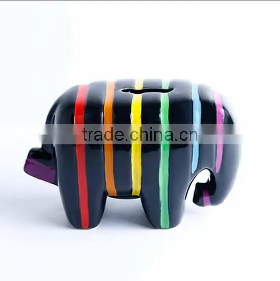 Ceramic Elephant Money Saving Box Coin Bank photo-4