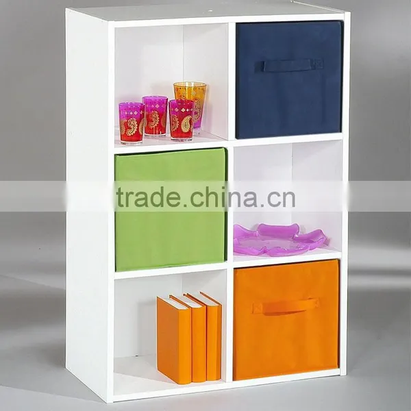 Mdf Wood Cube Organizer Home Furniture Stackable Cube Wooden Organizer Storage Boxes photo-3