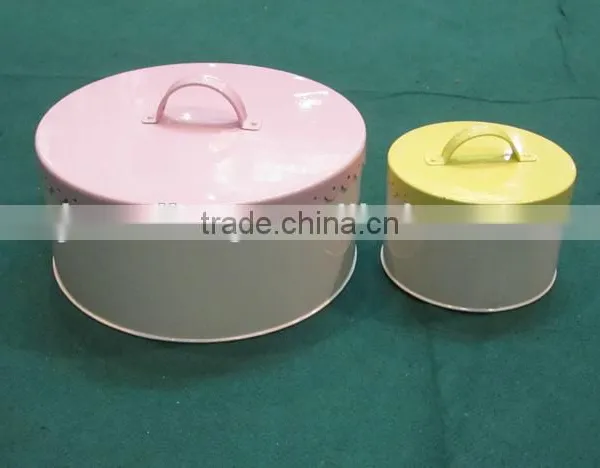 Set of 2 Metal Cake Bin photo-3