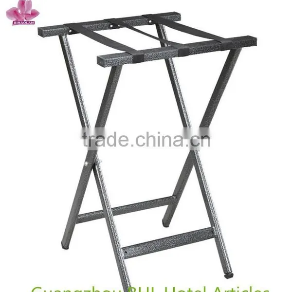 Stainless Steel Black Color Luggage Rack for Hotels photo-2