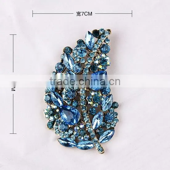 High Quality Fancy Rhinestone Flower Brooch Fashion Brooch For Women Costume photo-3