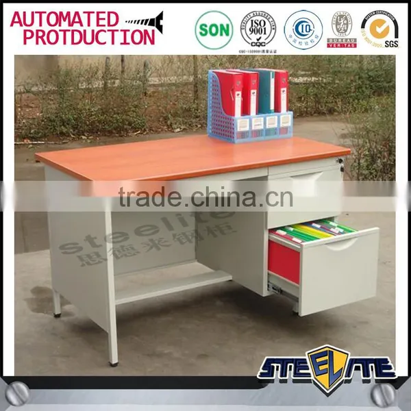 High Tech Executive Office Desk Computer Table With Bookshelf Office Boss Table photo-2