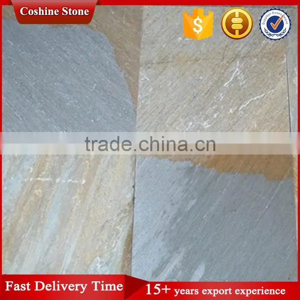 Regular 300*300 Patio Split Face Natural Multicolor Slate Tile photo-3