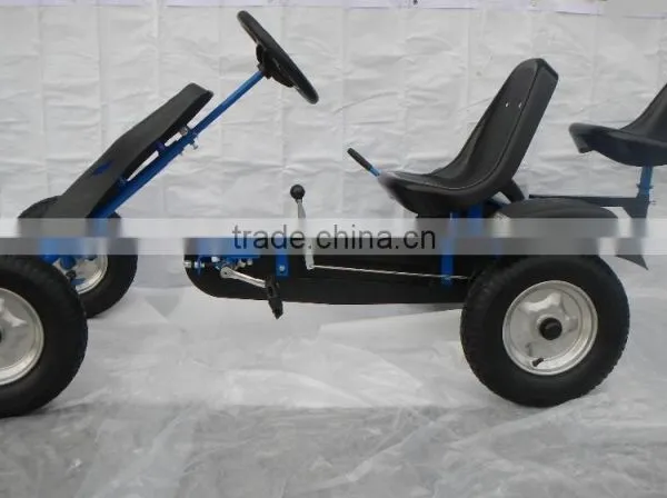 2 Seat Cheap Free Wheel Pedal go Karts for Sale , Metal Pedal Cars photo-2