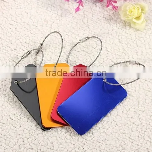 The Metal Travel Luggage Baggage Tags Aluminium Belt Buckle Adress Holder photo-2