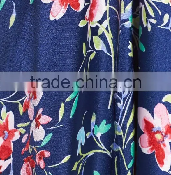 Latest Modal Romatic Nightgown for Women Sleepwear Long Satin Silk Floral Printed Pajamas Wholesale Custom High Quality photo-6