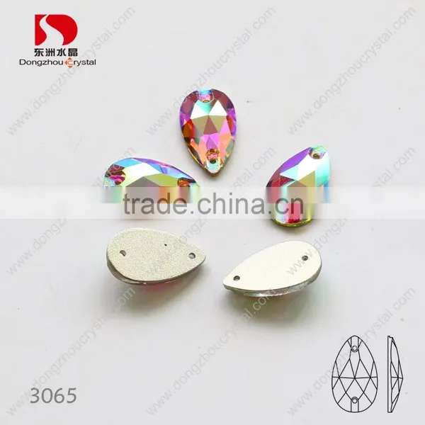Decorative Drop Sewing on Crystal Stones Rhinestones on Clothing photo-3