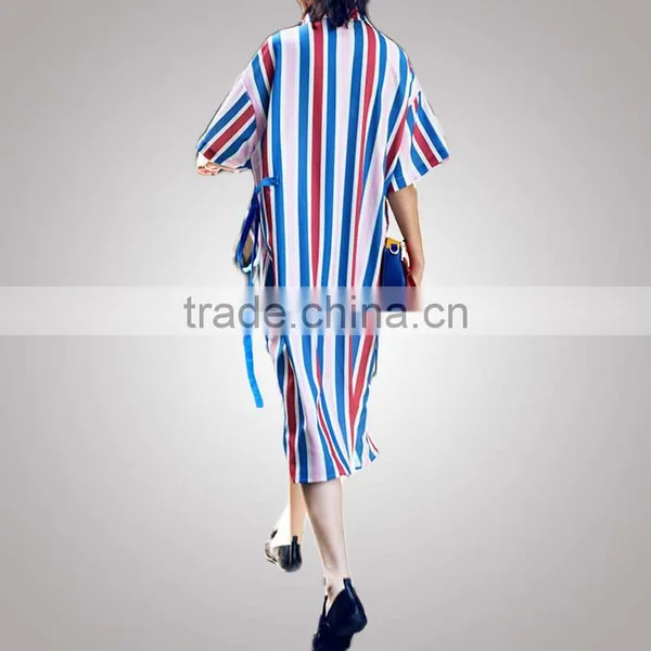 Good Quality Fancy Design Hot Selling Cheesecloth Dress Chinese Clothing Manufacturer photo-3