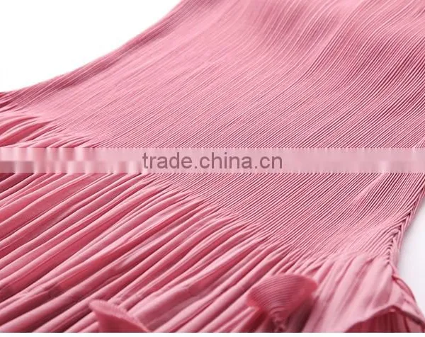 New Style Crumple Shell 3d Flower Splicing Dresses for Woman photo-6