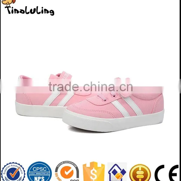 2017 New Arrival Canvas Design Unisex Kids Sport Shoes Wholesale photo-2