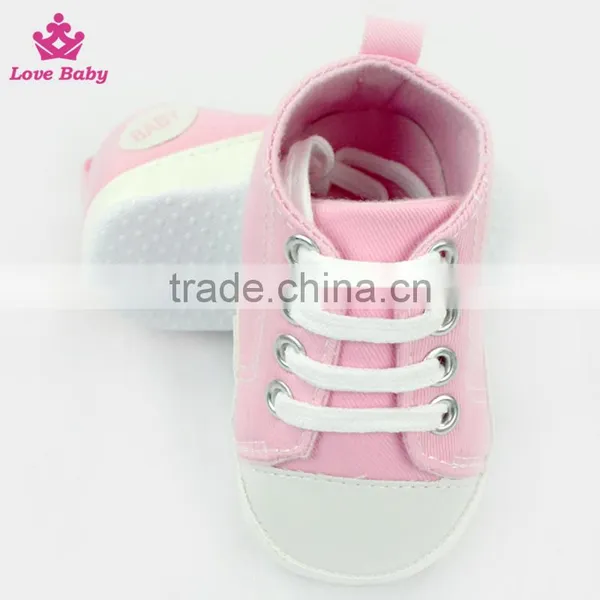 Stylish Pink Newborn Girls Crib Shoes Baby Shoes Toddlers Soft Shoes photo-5