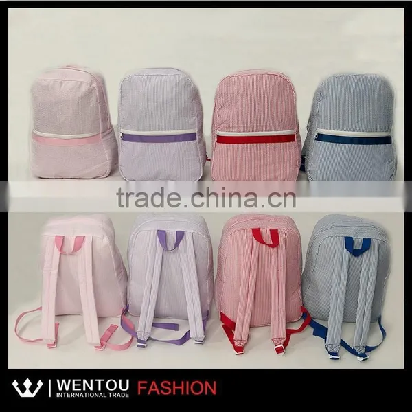 Hot Sale Seersucker Kids Backpack photo-2