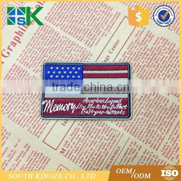 Newest Iron On Sew On Delicate 100% Embroidered Patches Flag Badges Biker Patches Applique DIY Clothing Accessories photo-2