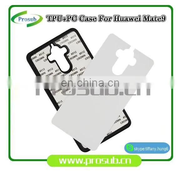 2d Sublimation Heat Transfer PC +TPU Silicon Blank Cell Phone Case for Prosub-Huawei Mate 9 photo-4