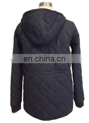 Chinese Manufacturer Slim Woman Qulited Bomber Jacket Wholesale photo-3