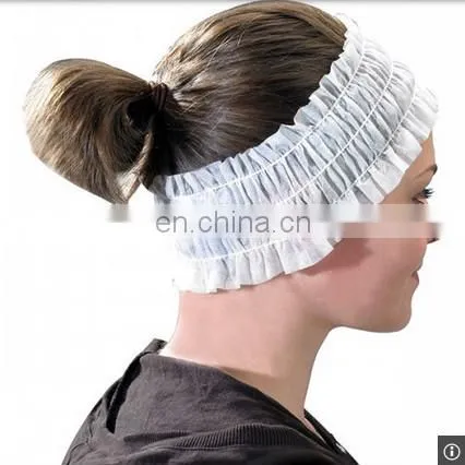 Cheap Stretchable Disposable Head Bands Made in China Xiantao Factory